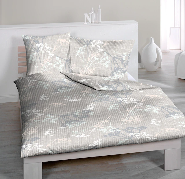 HOME FASHION Kissenbezug »TweeDee« verdeckter Reissverschluss
