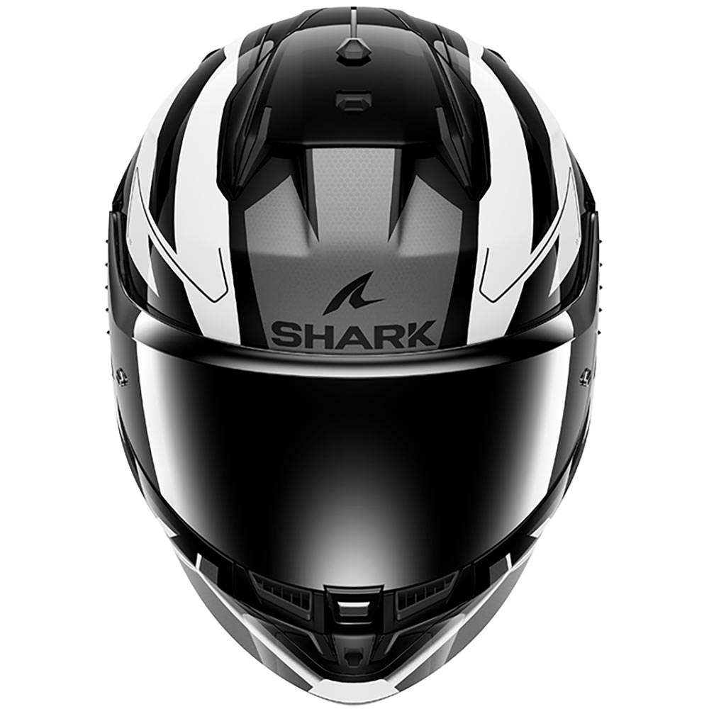 Shark - Casque D-Skwal 3 Sizler Gris brillant / Blanc / Noir