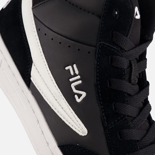 Fila Crew Mid Sneakers zwart Imitatiesuede