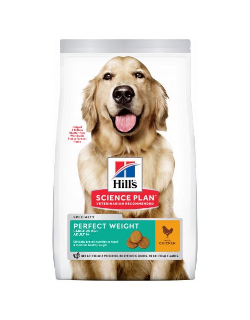 Hill's Canine Adult Perfect Weight Large Breed - Hondenvoer - 12 kg