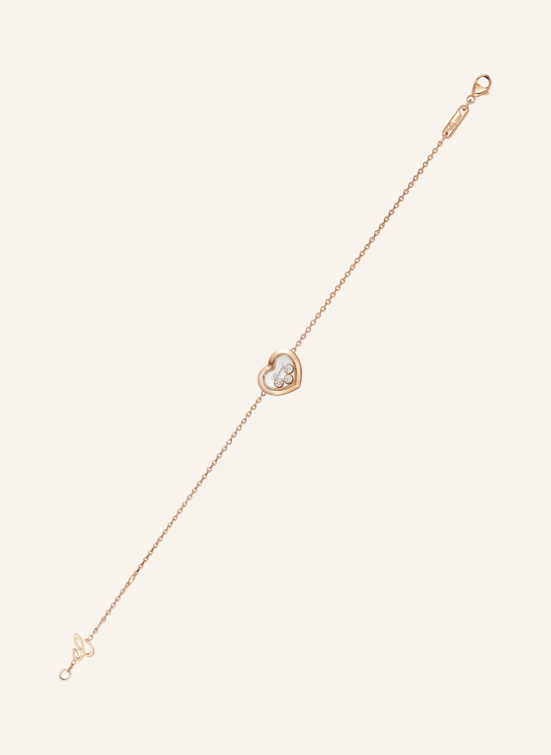 Chopard Armband HAPPY DIAMONDS ICONS Armband aus 18 Karat Roségold und Diamanten