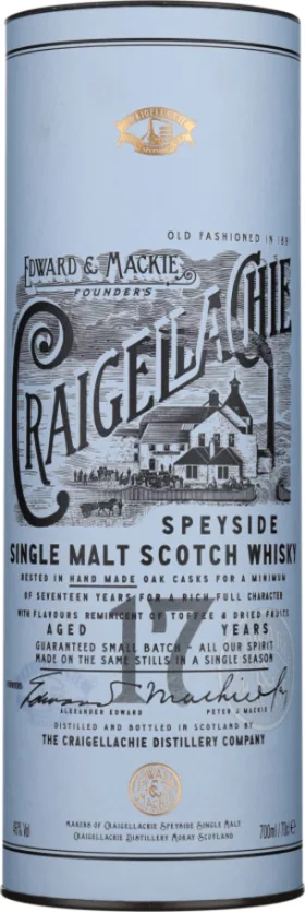 CRAIGELLACHIE 17 YEARS SINGLE MALT 70CL
