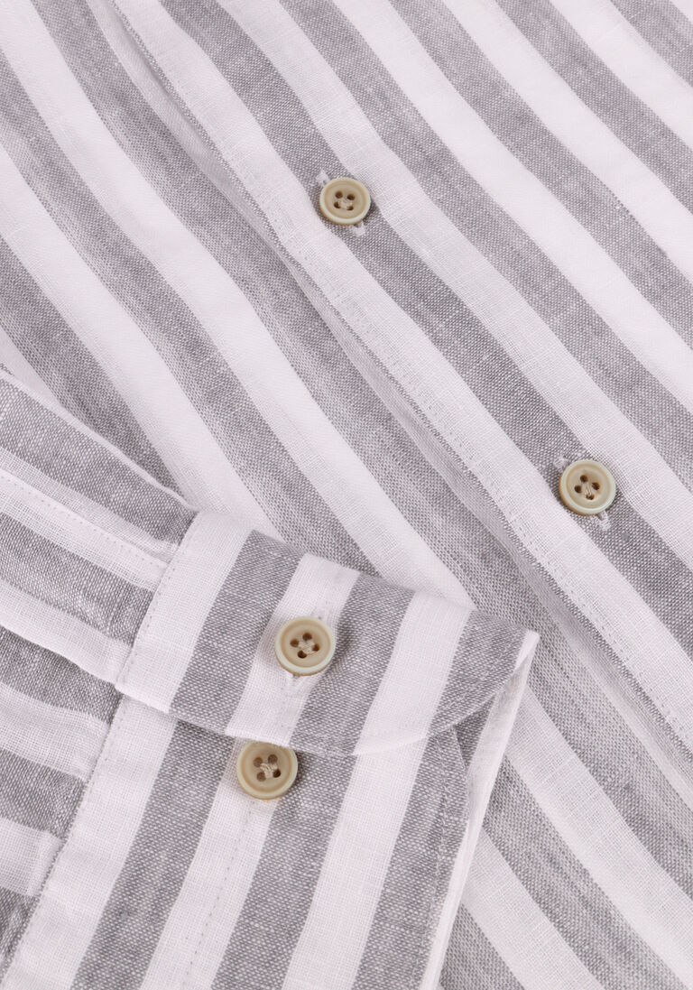 witte profuomo klassiek overhemd shirt x-cutaway linen