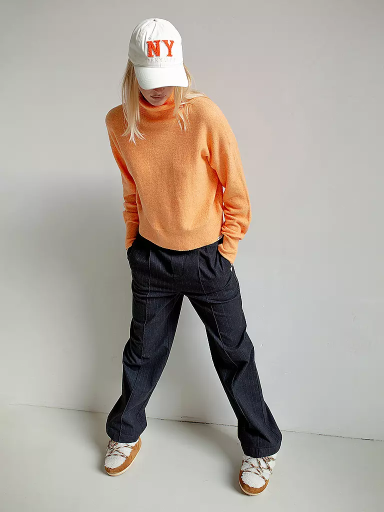 PENN&INK Rollkragenpullover orange