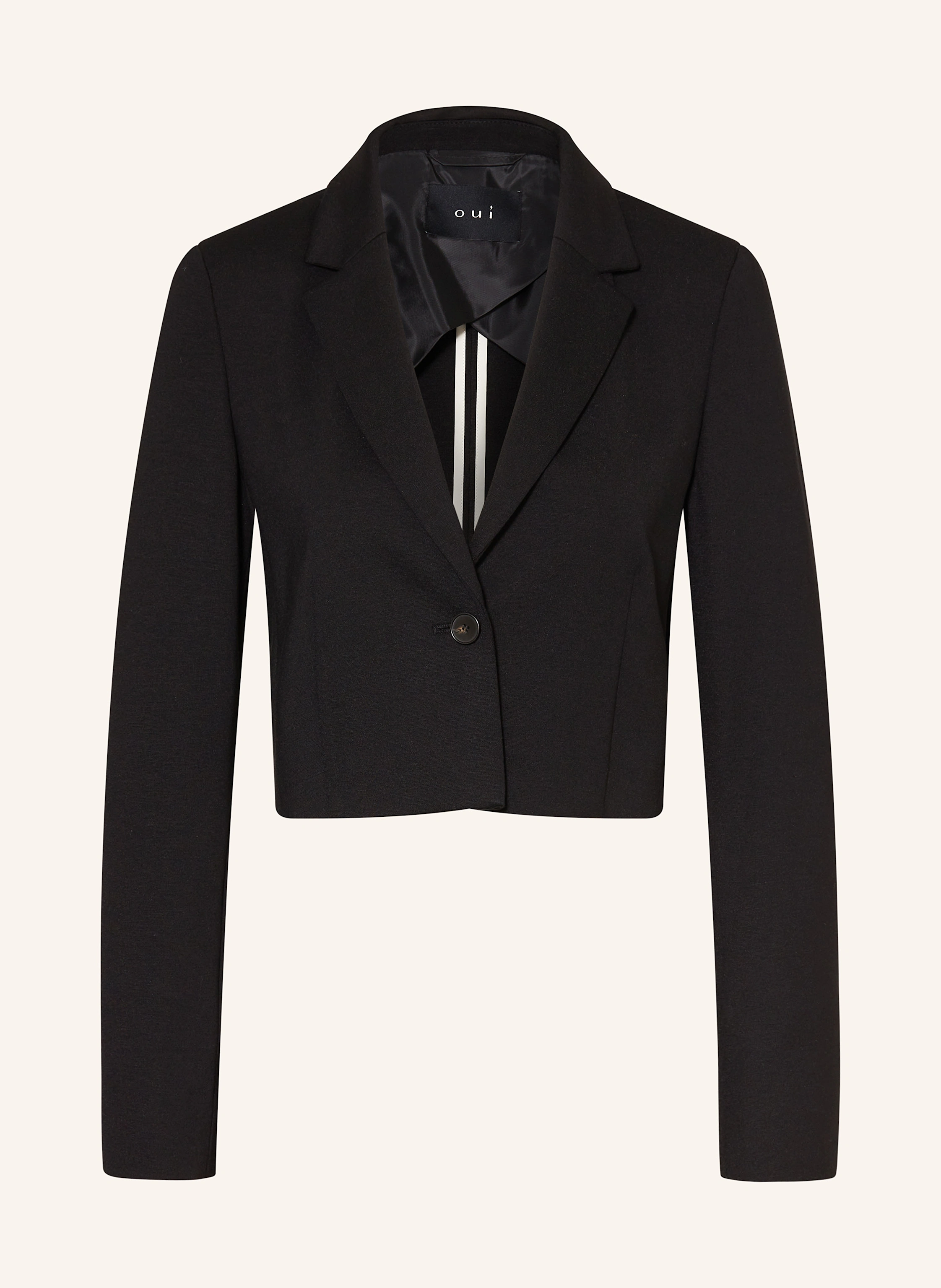oui Cropped-Blazer aus Jersey