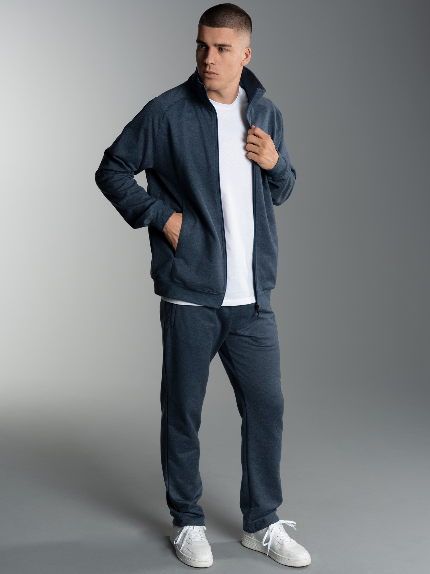Jogginganzug Nightblue-melange