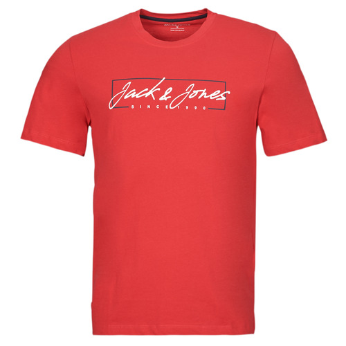 Jack & Jones - JJZURI TEE SS CREW NECK - Rouge