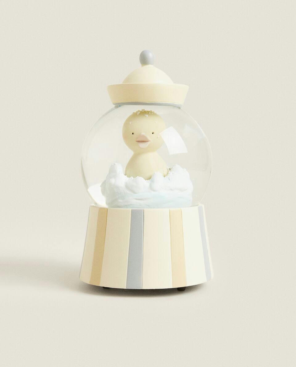 GLOBO DE LUZ E MÚSICA EM FORMATO DE PATO