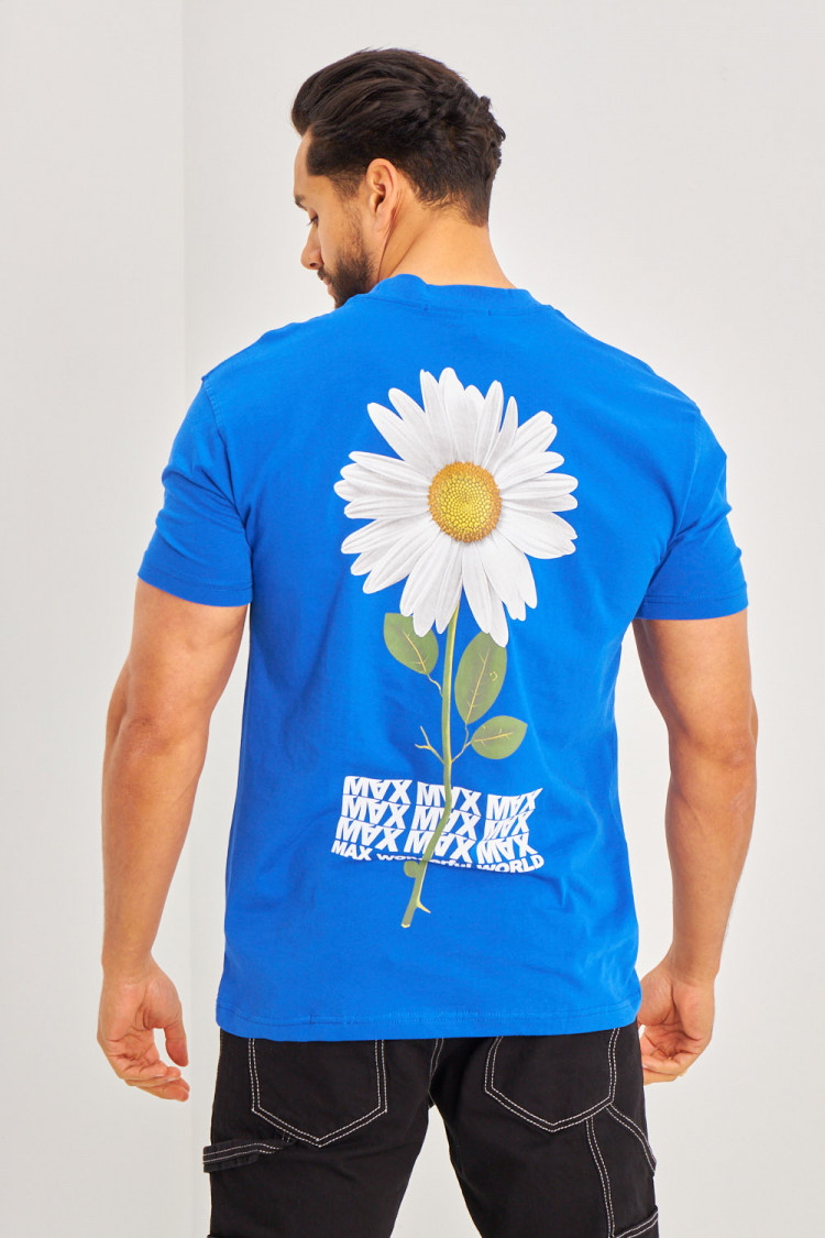 T-shirt fleurs 