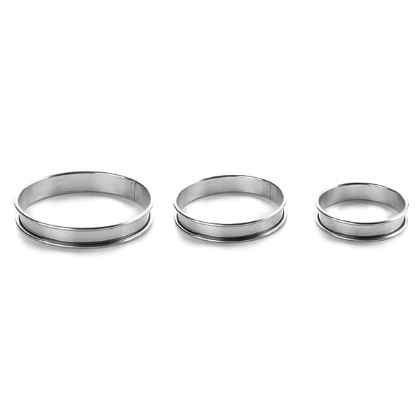 Cercle à tarte rond en inox 20 cm Lacor