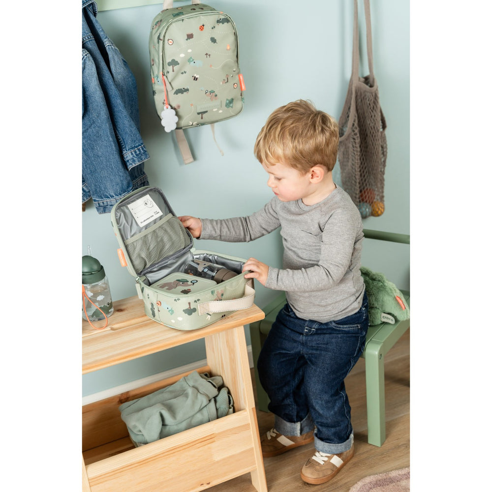 Køb DonebyDeer Green Tiny Trails Tiny Madkasse Med Snack Picks