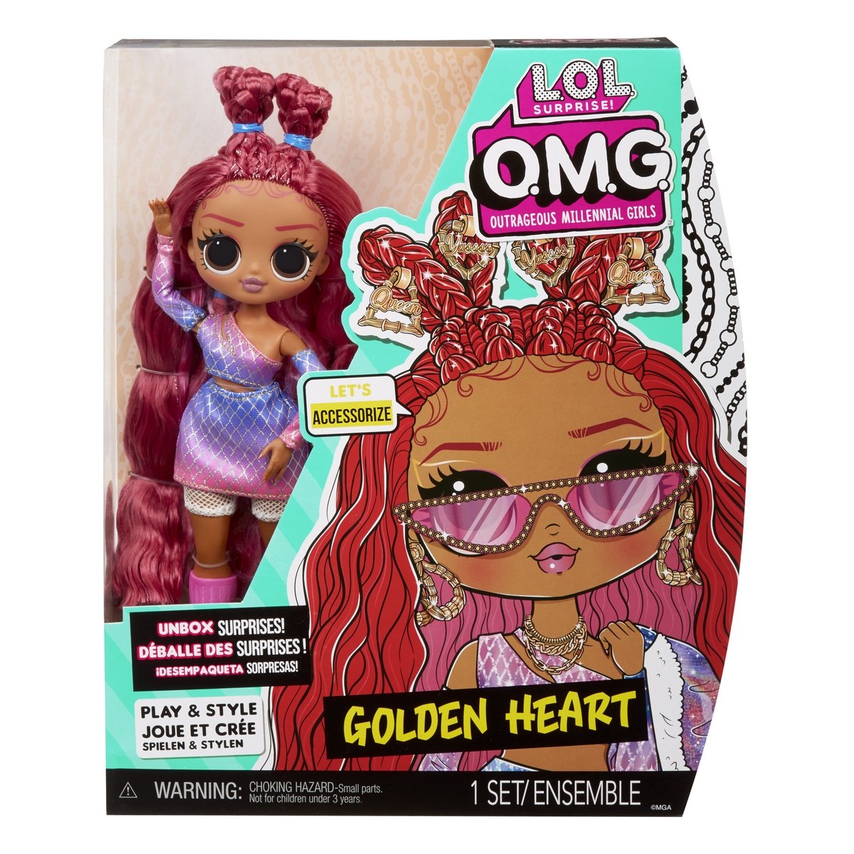 L.O.L. Surprise Poupée Golden Heart - série 7