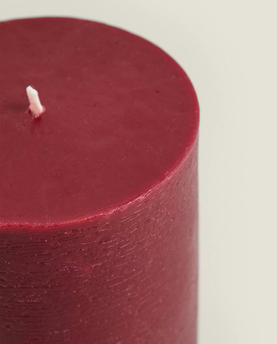 VELAS AROMÁTICAS DE BISCOITO DE GENGIBRE EM FORMATO CILÍNDRICO