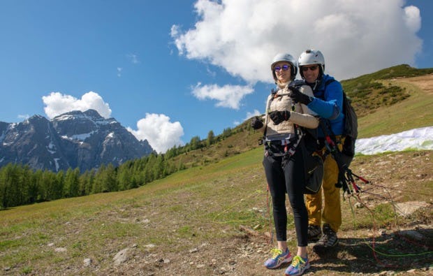 Gleitschirmfliegen in Neustift als Geschenk
