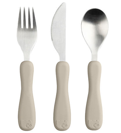 Sebra Besteck - Silikon/Edelstahl - Fanto - Jetty Beige