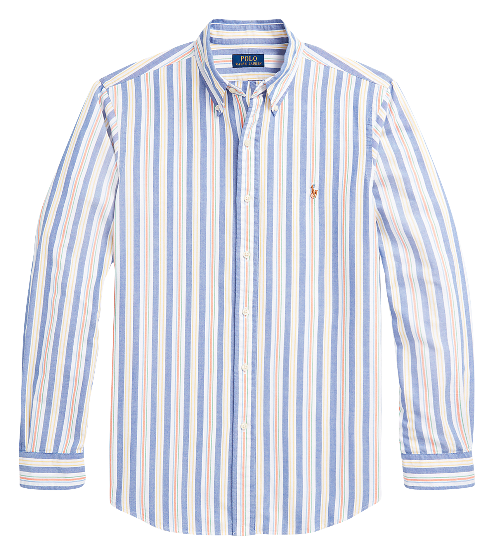 Chemise custom-fin en coton | Multicolore