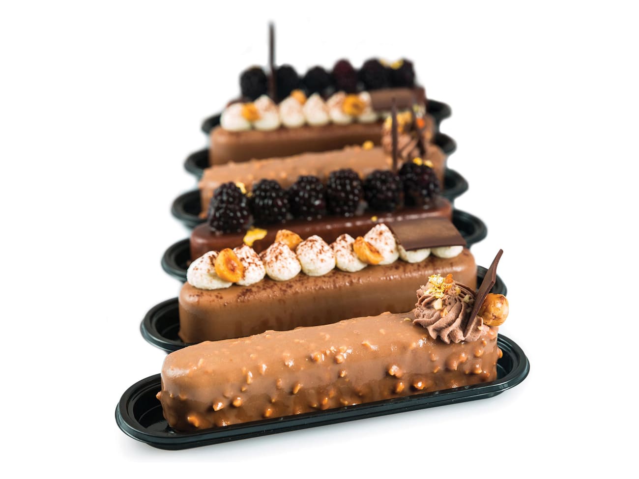 Coupelle pour éclair (x 100) - en plastique noire - Silikomart