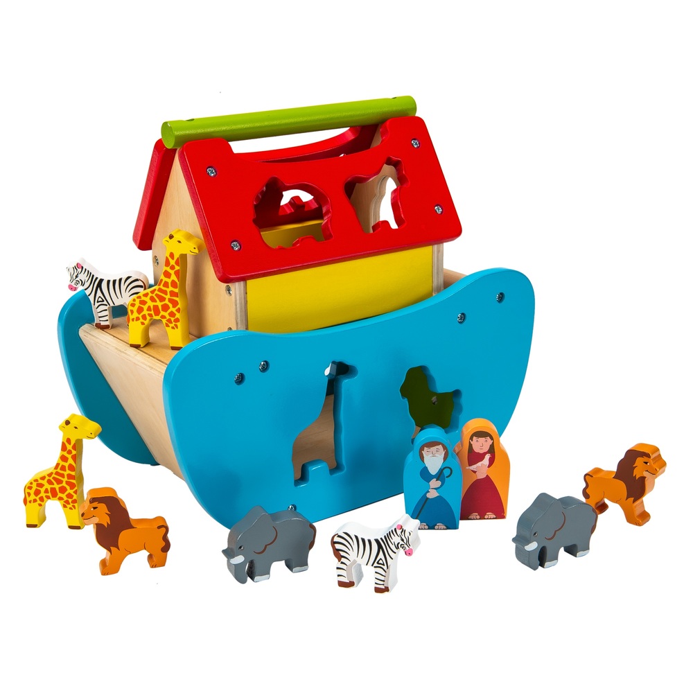 Eichhörnchenspiel Arche Noah aus Holz
