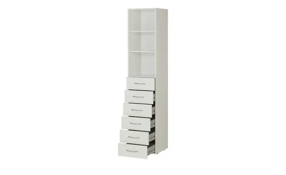 Regal Multischrank-System 40 cm Weiß