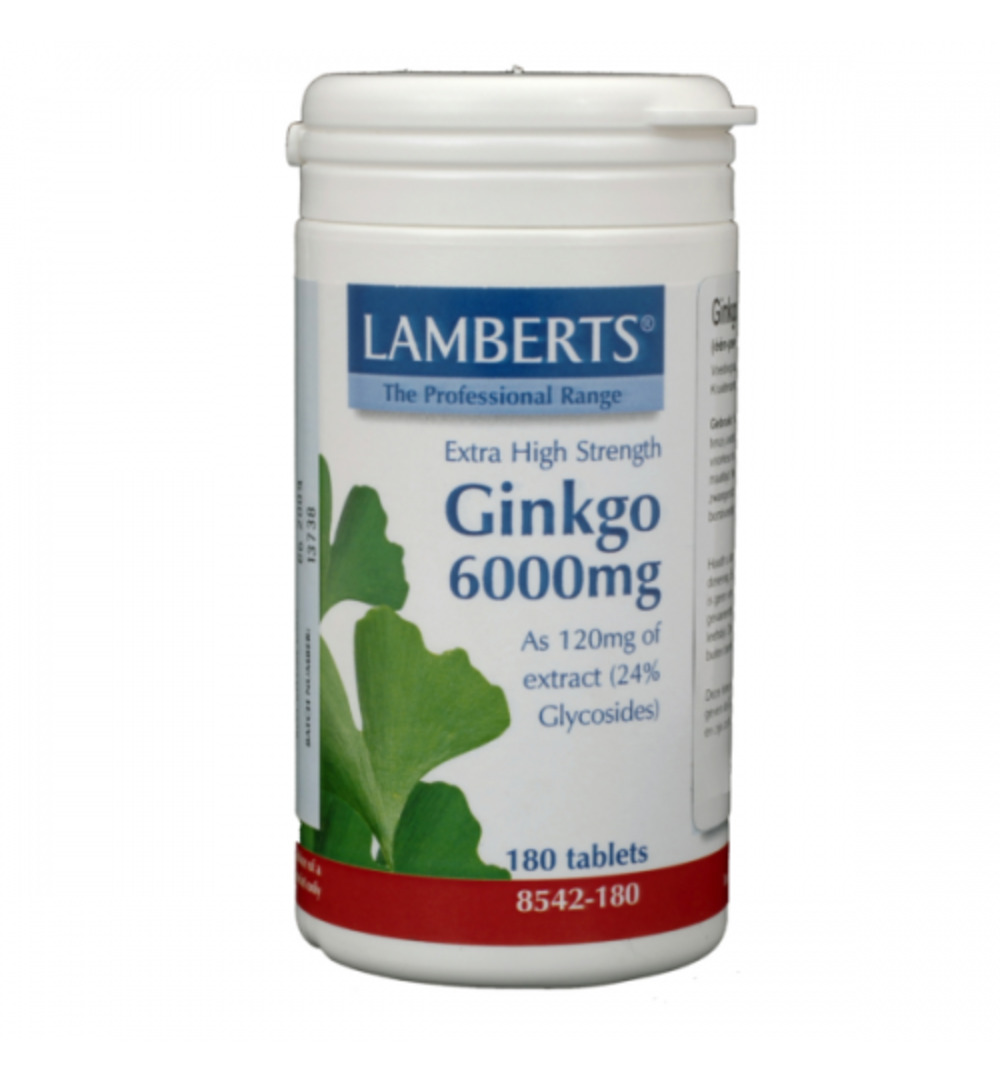 Lamberts Ginkgo 6000 (180 tabletten)