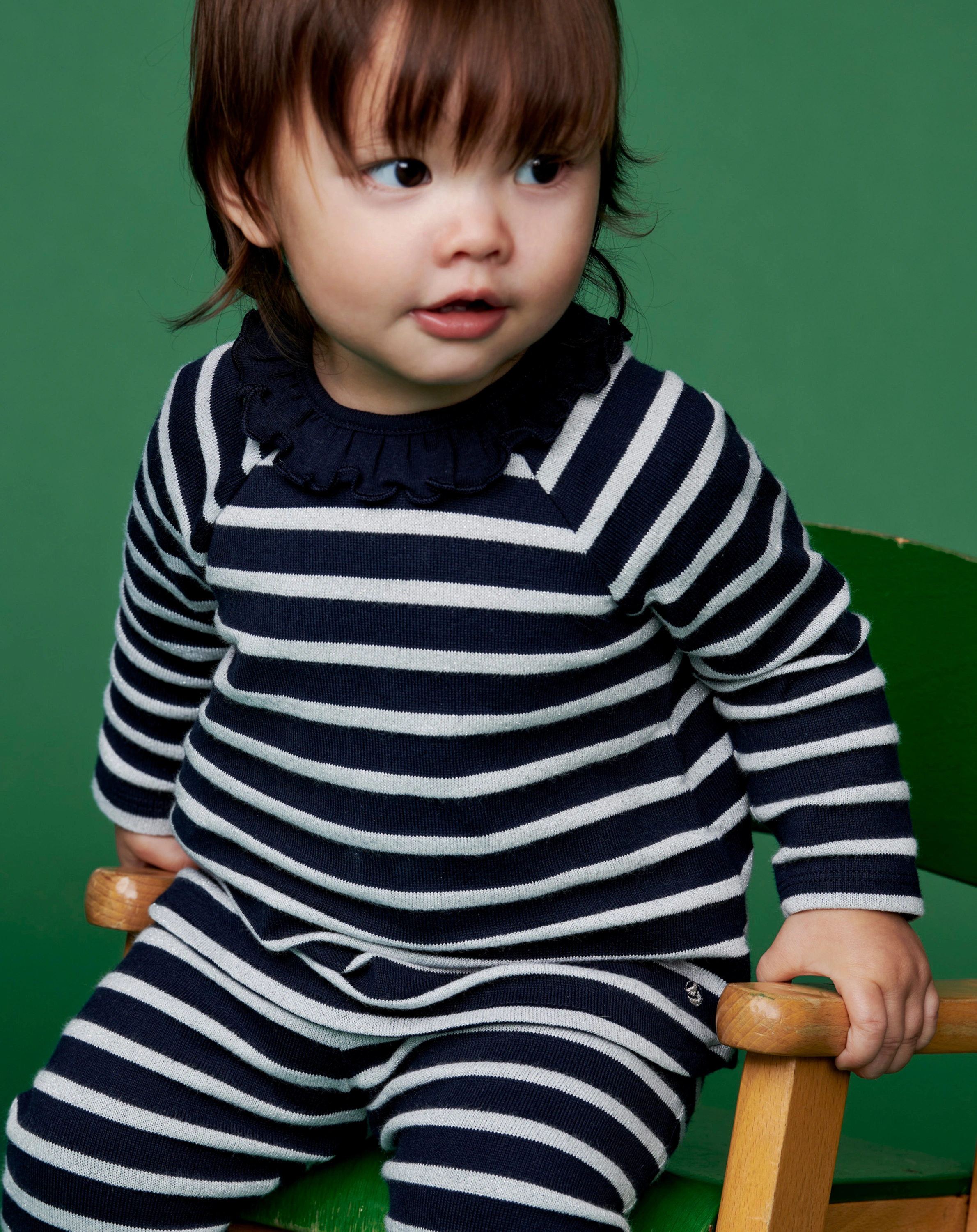 Langarmshirt TECILE in smoking\marshmallow