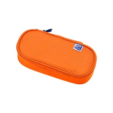 Oxford Federmäppchen oval orange - mit Gummiband