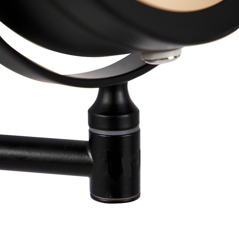 Design badkamerspiegel zwart incl. LED verstelbaar IP44 - Vicino