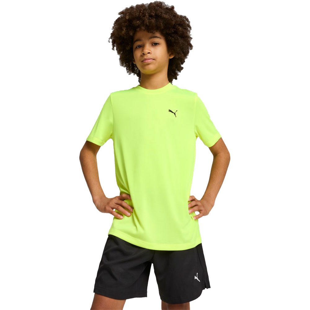 Puma Tad ESS T-Shirt Kinder yellow alert