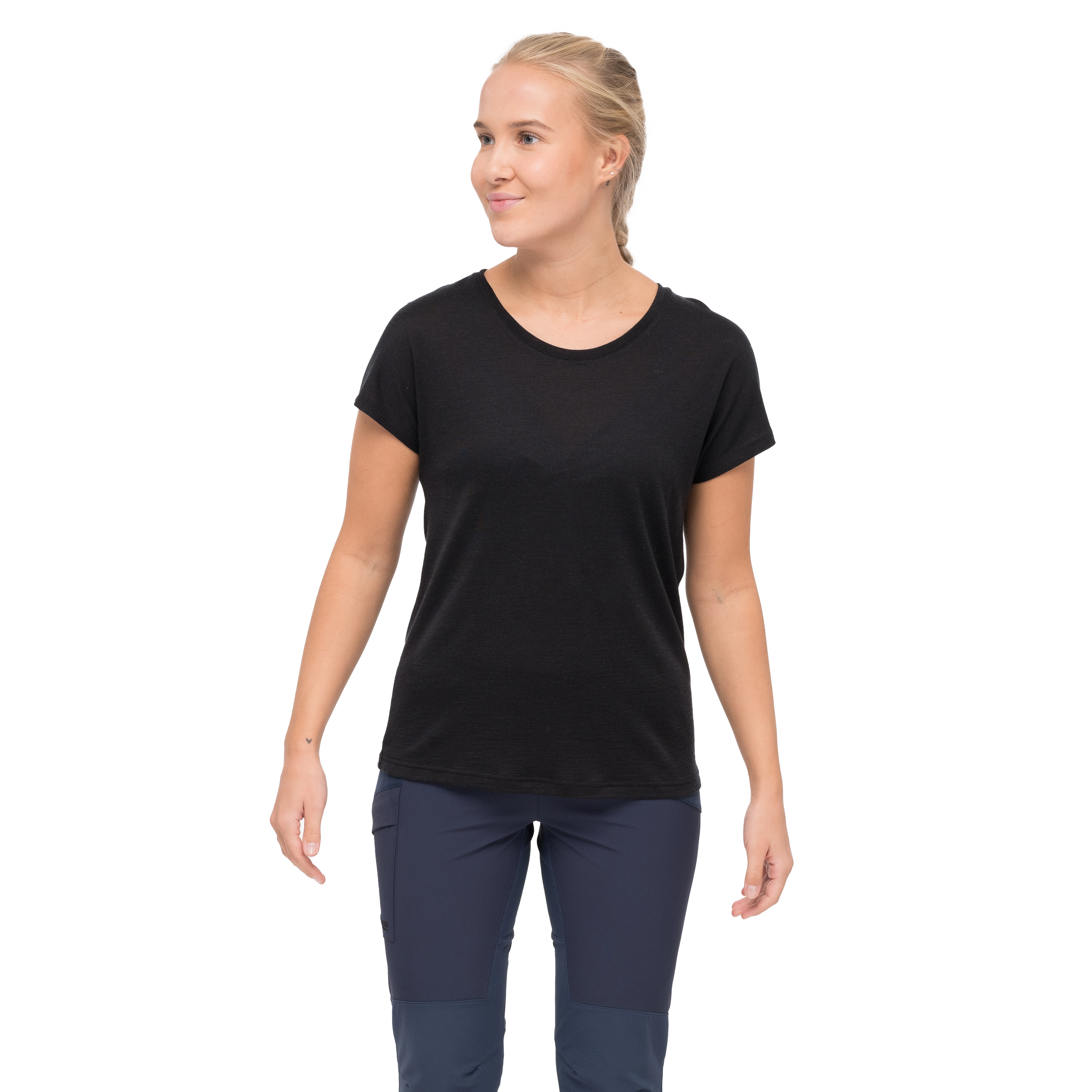 Whenever Merino Tee Women Black