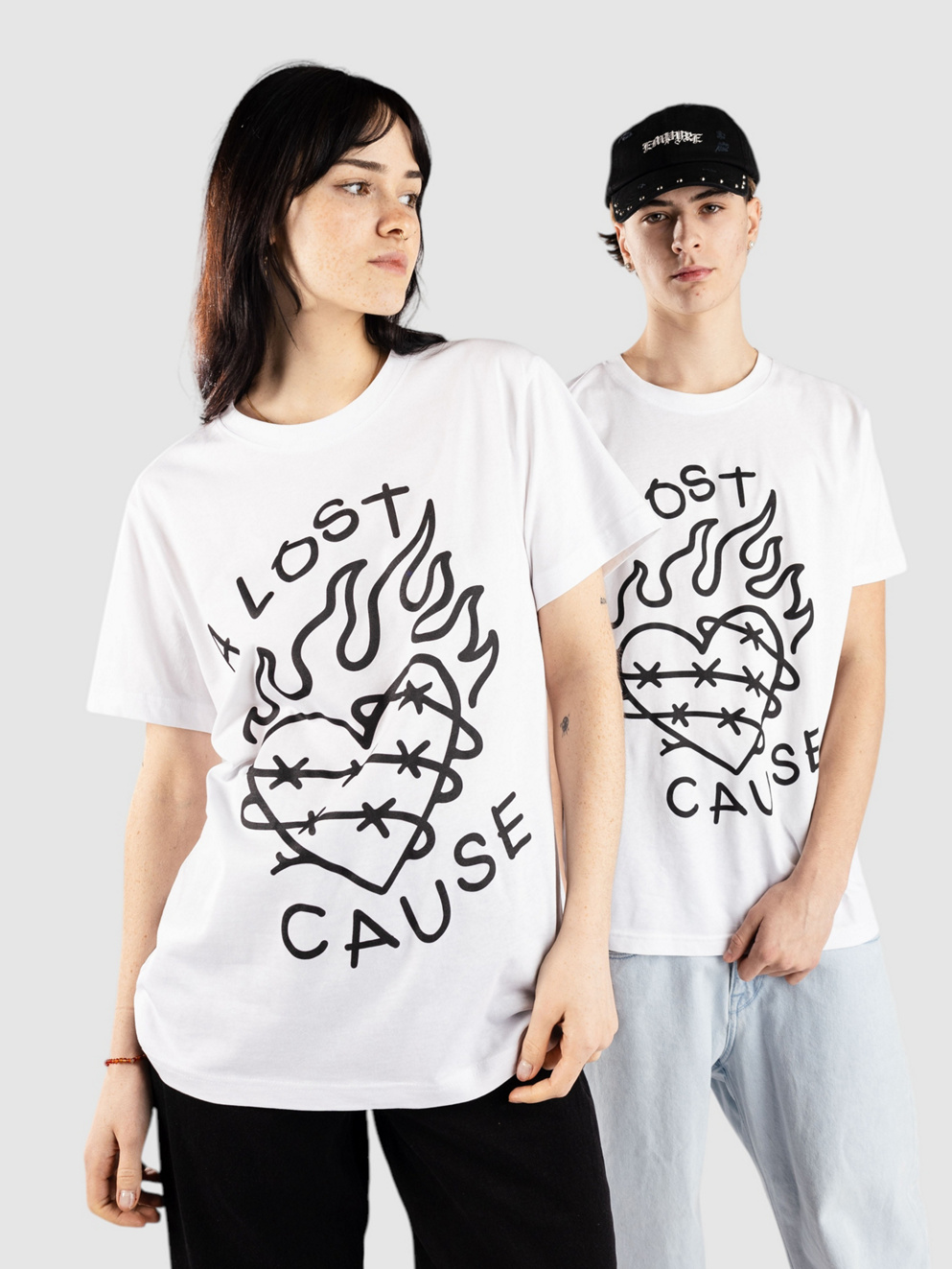 A Lost Cause Lethal Love T-Shirt white