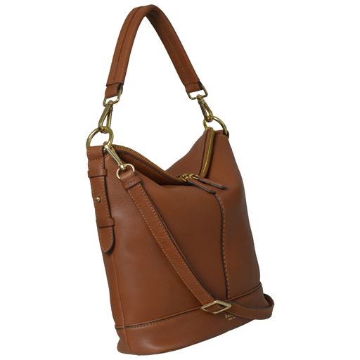 Belsac Pil Crossbody, Cognac