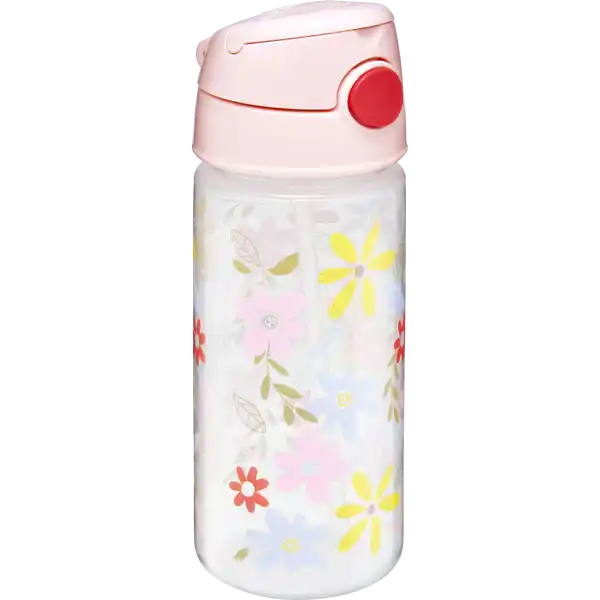 Kinder-Trinkhalmflasche 540ml  /  PINK