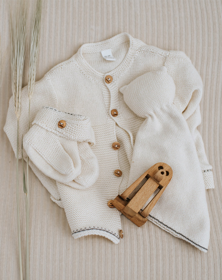 Kuscheltuch NANUK in warm white