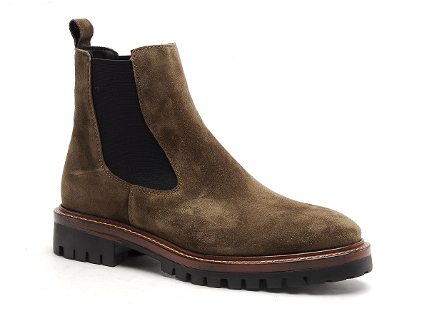 Alpe boots bottine plates femme 2609 kaki