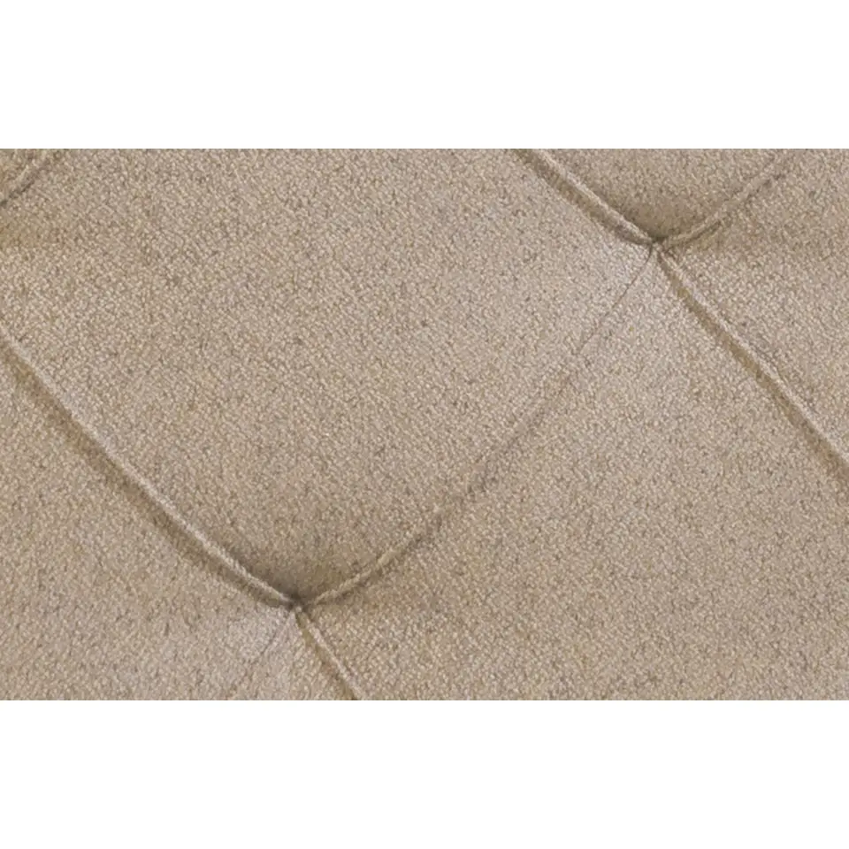 Boxspring Liv geruit - beige - 140x200 cm - vierkante poot