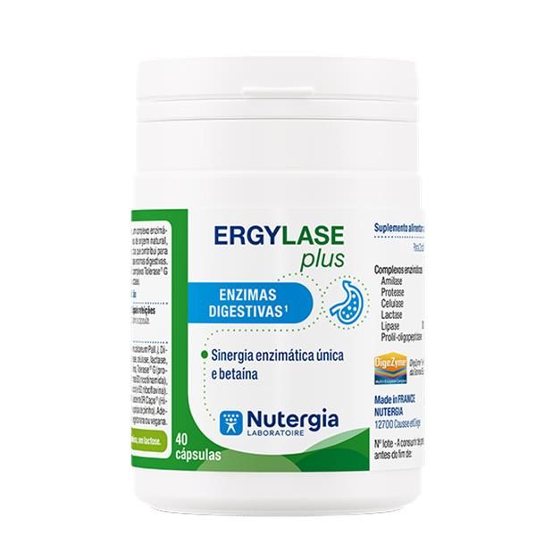 Nutergia Ergylase Plus 40 Cápsulas