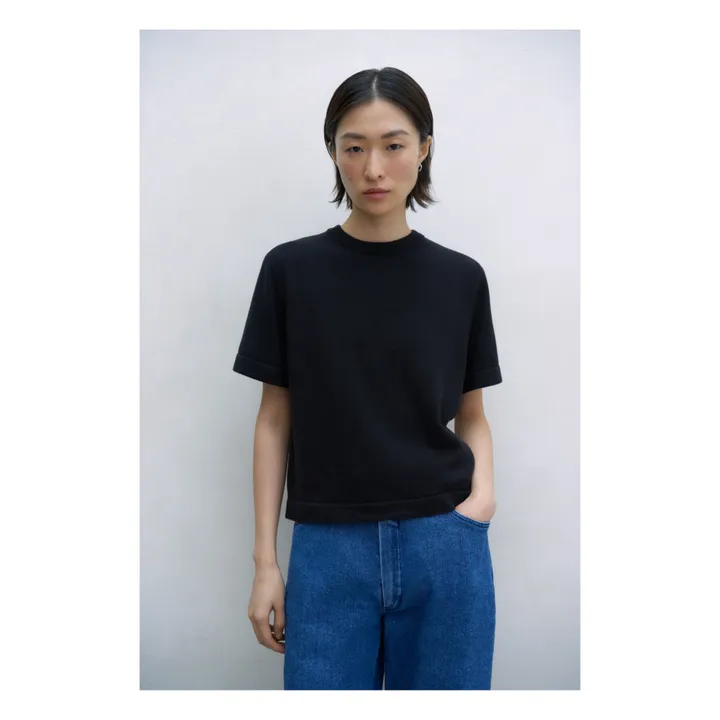 Cordera T-shirt Laine Mérinos | Noir