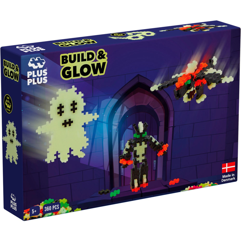 Køb Plus-Plus Build Og Glow - Glow In The Dark / 360 Pcs