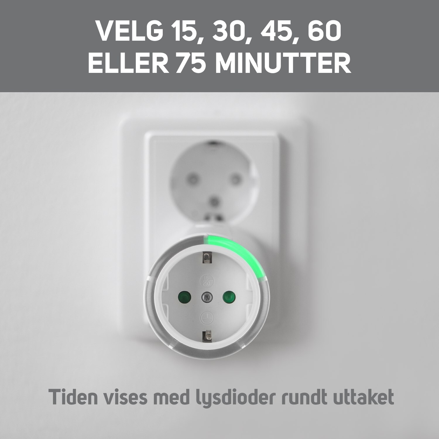 Luxorparts Sikkerhetstimer 15-75 min