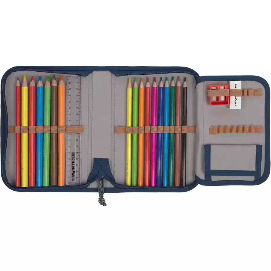 LÄSSIG Schulranzen-Set 7-tlg. Boxy Unique navy