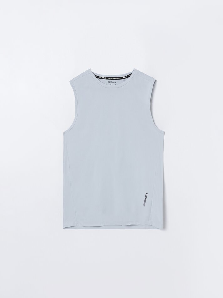 Camiseta esportiva sem mangas - Gelo