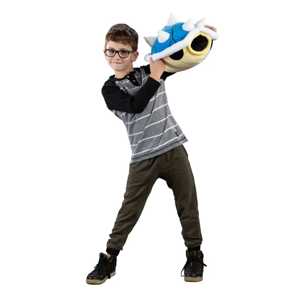 PELUCHE CARAPACE BLEUE 30 CM - MARIO KART