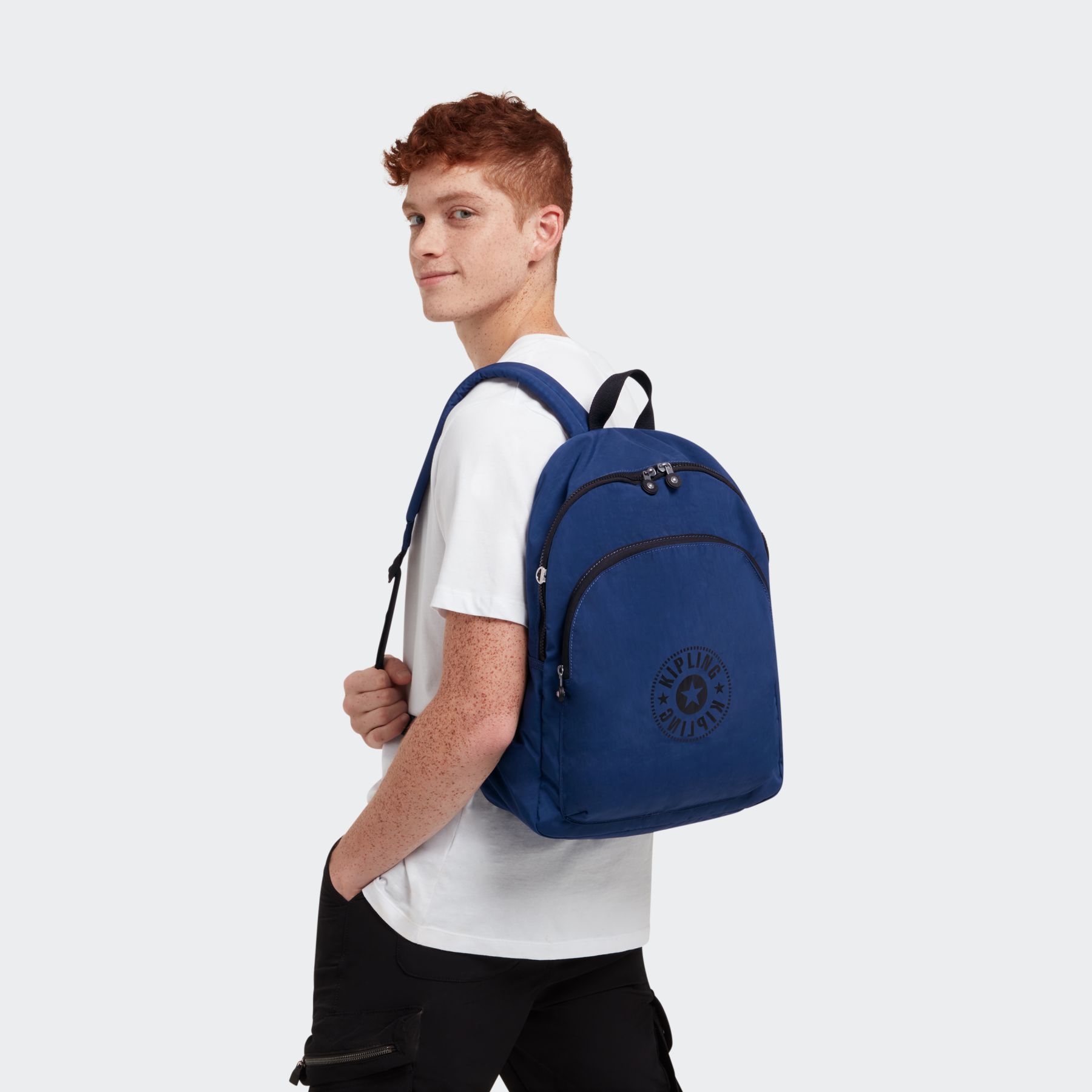 CURTIS L Grand Sac à Dos avec Housse pour Ordinateur - Admiral Blue C