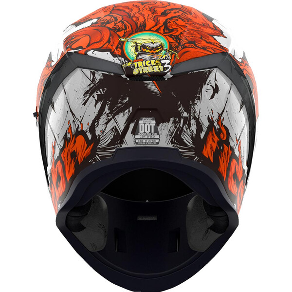 Icon - Casque Airform Trick or Street 3™ Blanc / Orange