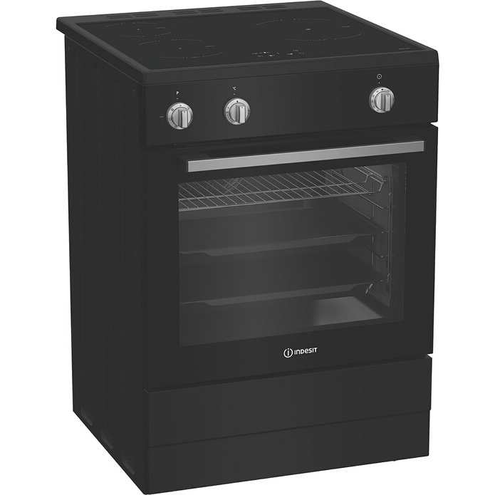 Cuisinière induction Indesit I6I5PCB3 noir
