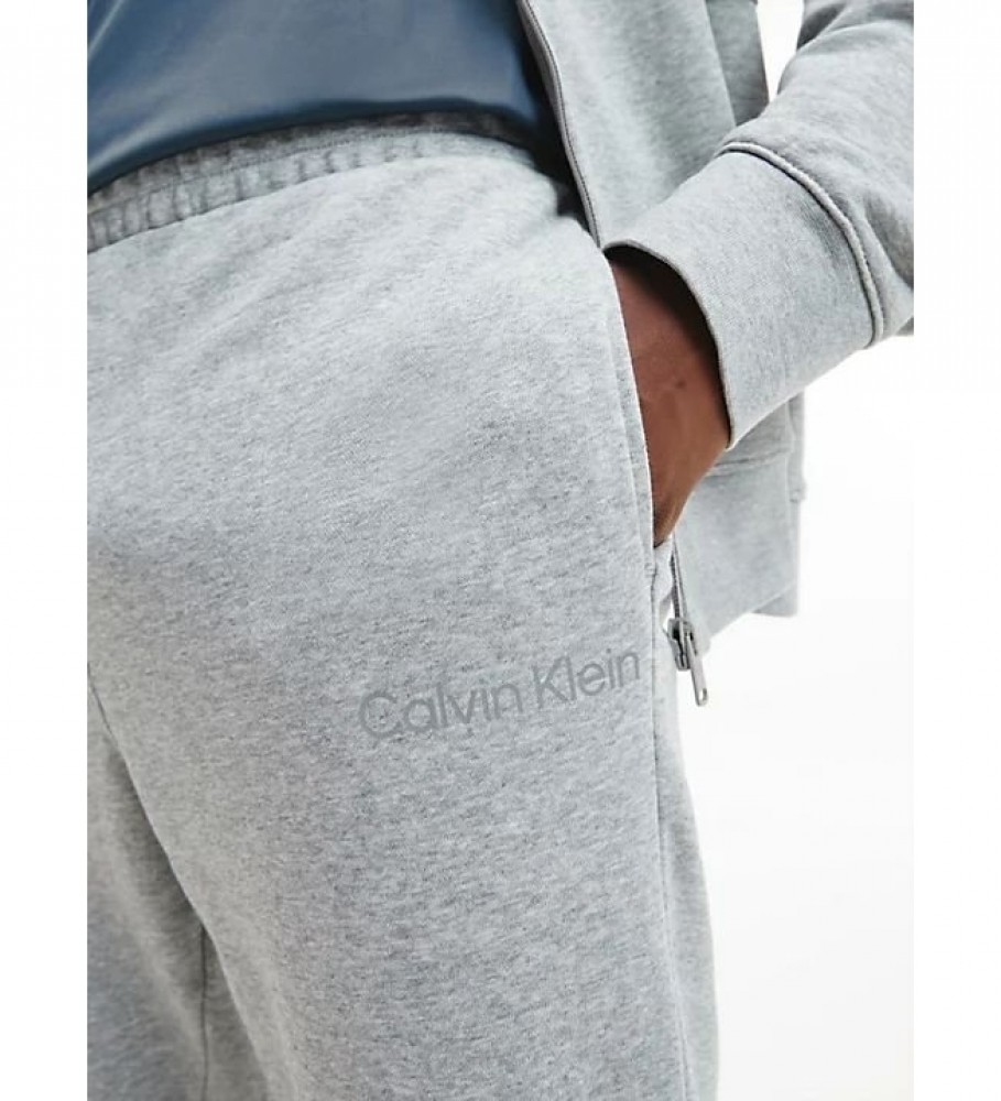 Calças de malha cinza PW da Calvin Klein