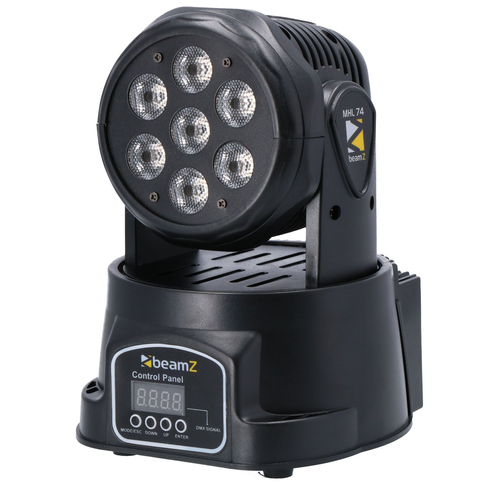 BeamZ MHL-74 mini wash movinghead 7x10 Watt RGBW