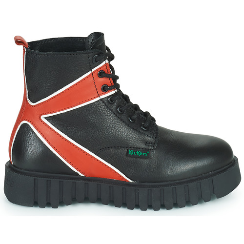 Kickers - KICK FABULOUS - Noir / Rouge