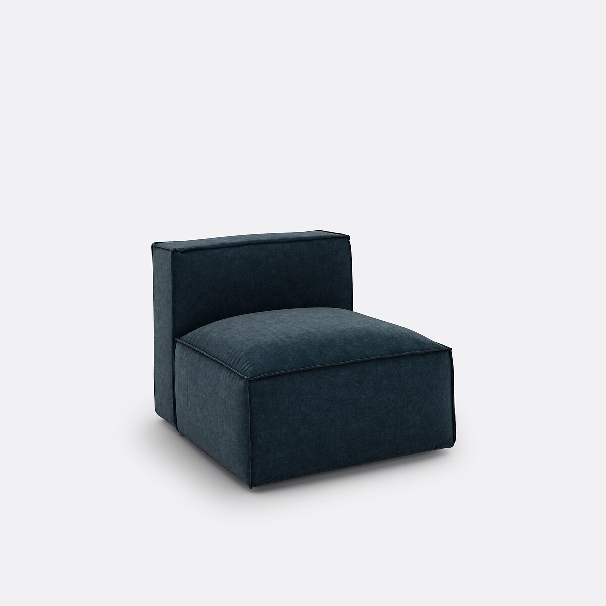 LA REDOUTE INTERIORS<br>Sofá modular de veludo texturizado, Seven