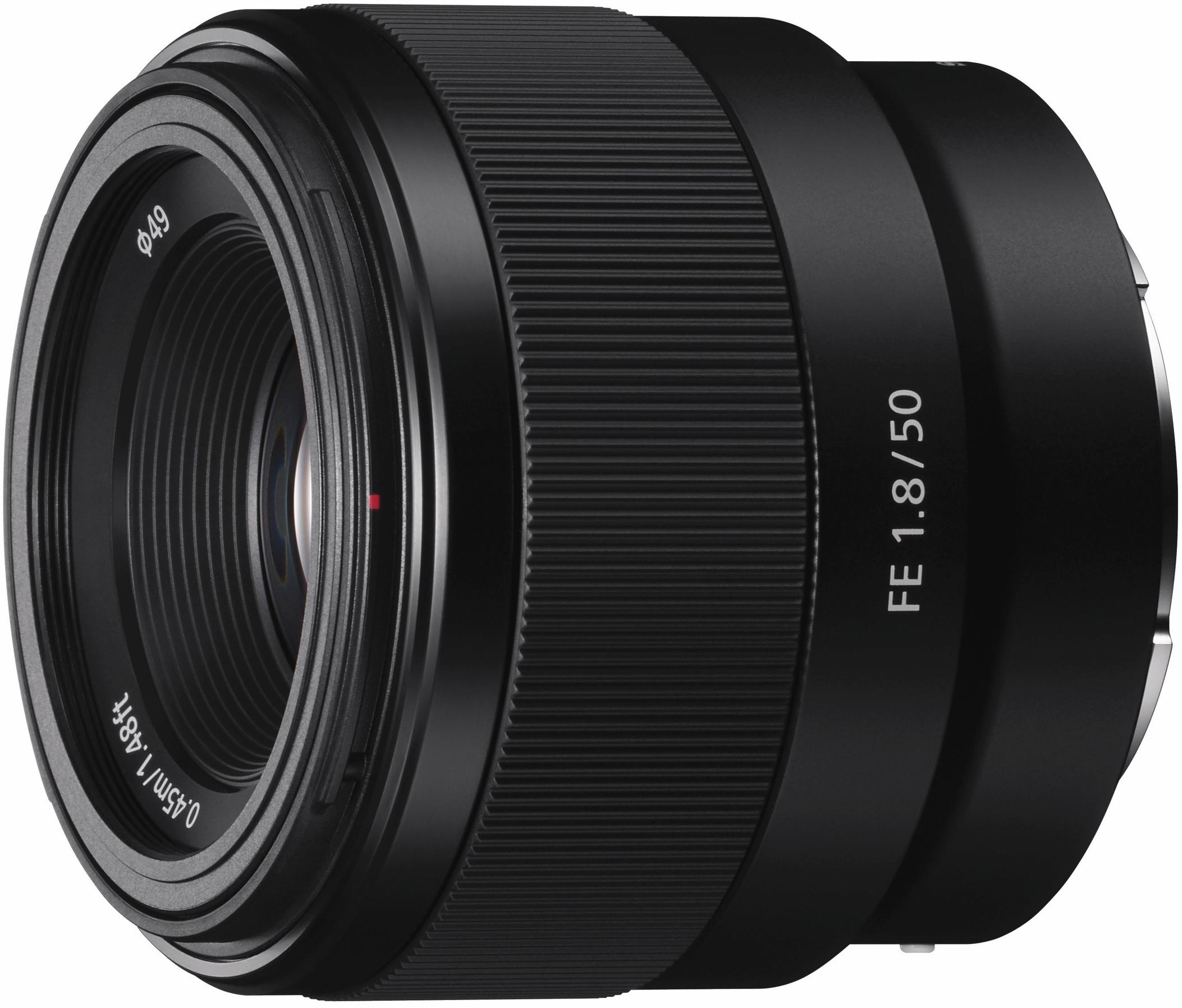Sony Objektiv »SEL-50F18F  E-Mount Vollformat« FE 50mm F1.8 Vollformat E-Mount (APS-C-kompatibel mit 75mm)